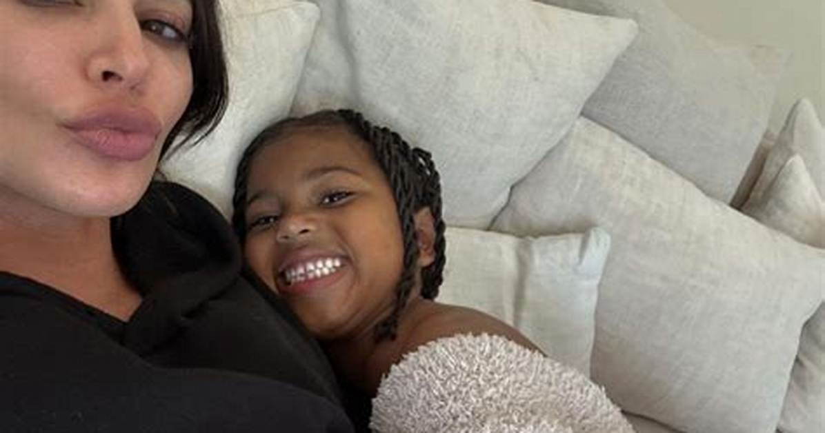 Kim Kardashian Snuggles Son Saint at His Soccer Game: Pics – Hollywood Life