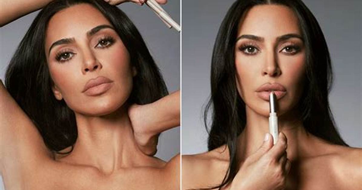 Kim Kardashian Strips Down & Goes Makeup-Free for Sexy Bathtub Photos