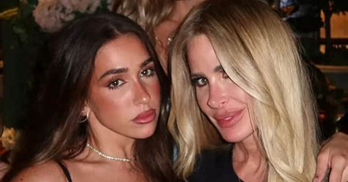 Kim Zolciak, 43, & Daughter Ariana, 19, Rock Matching Leopard Print Bikinis on the Beach