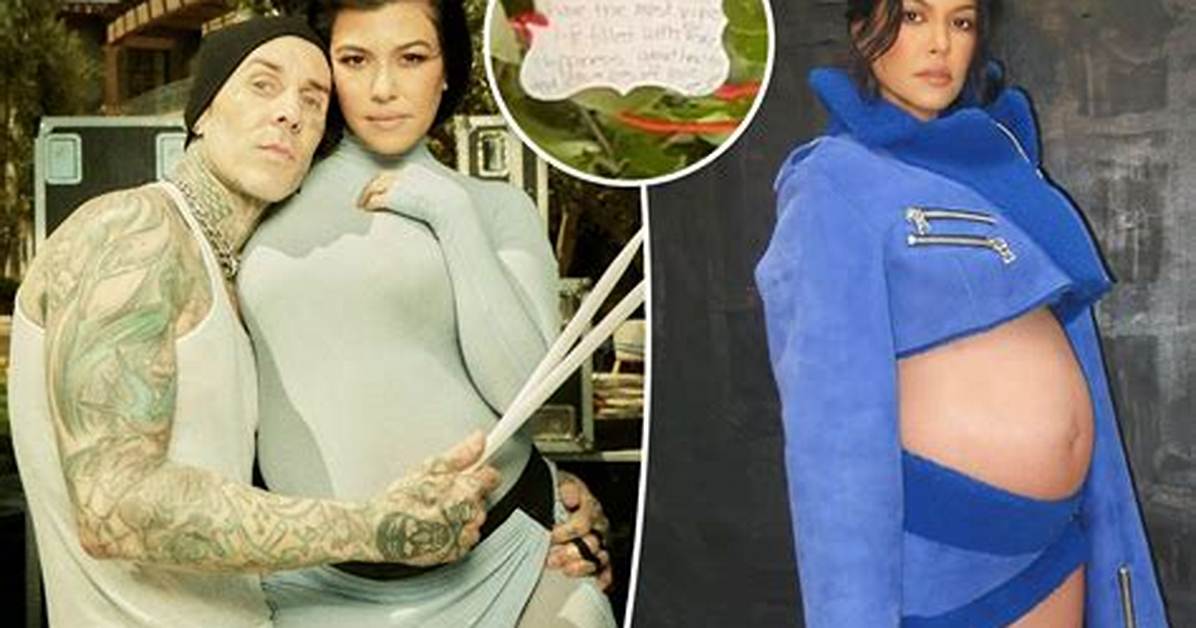 Kourtney Kardashian Reveals First Photo & Full Name of New Baby