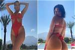 Kourtney Kardashian Rocks a Bikini & Makes out with Travis Barker in Hot New Pda Photo