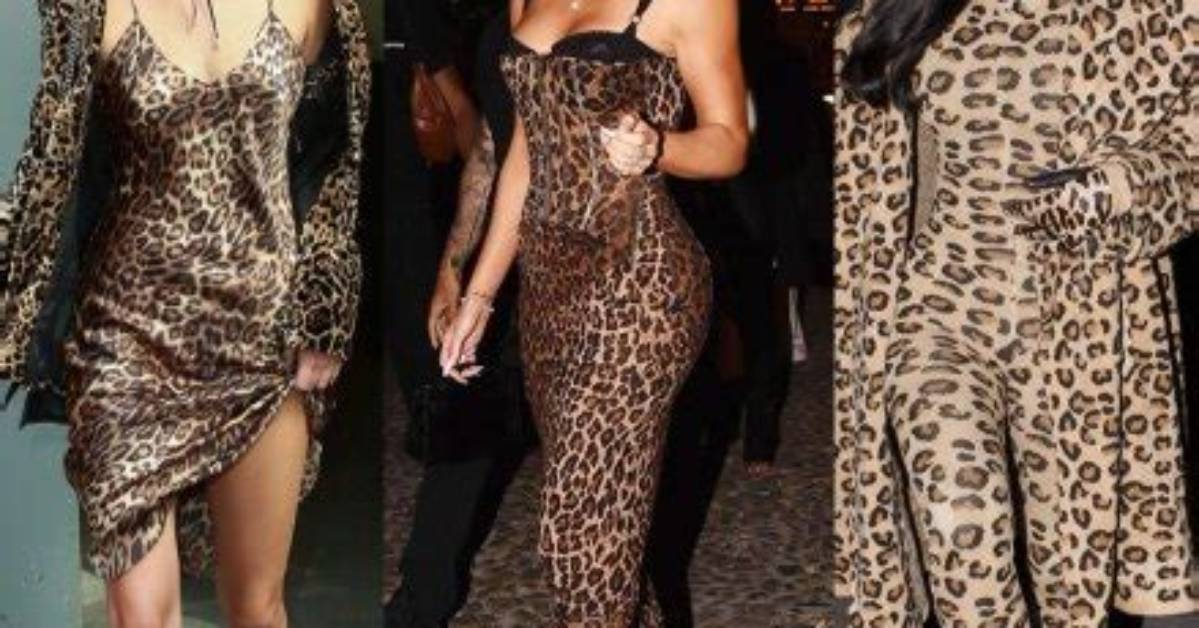 Kourtney Kardashian Rocks Leopard Print One-Piece Swimsuit in Sexy Photo