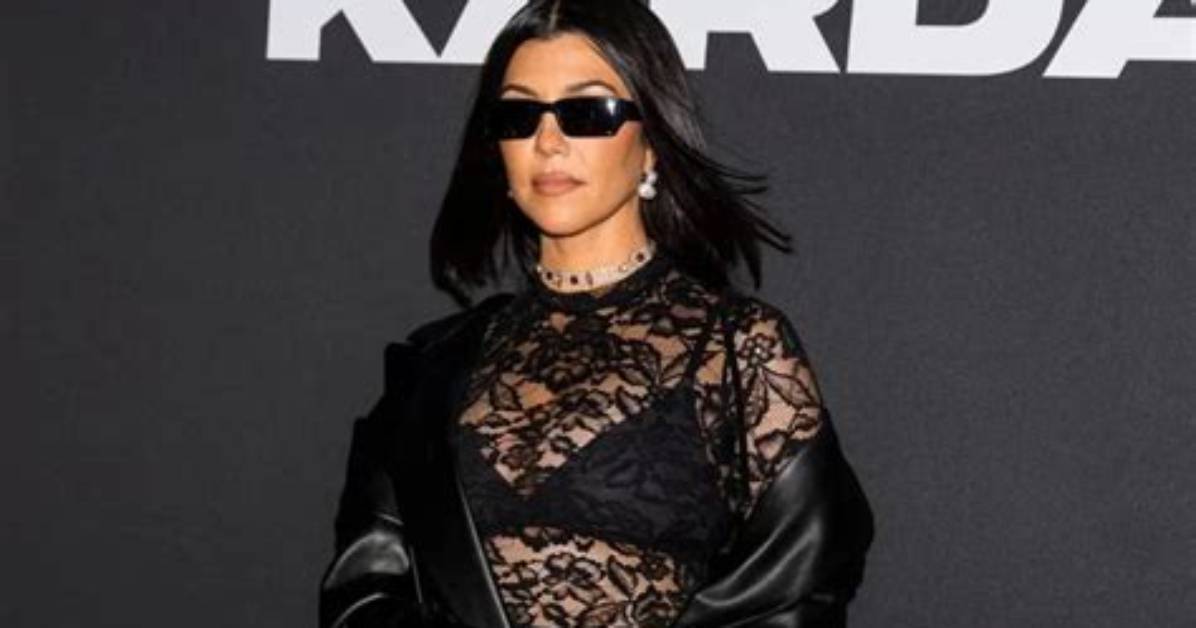 Kourtney Kardashian Rocks Skintight Tank & Holds Hands with Sweet Son Reign Disick, 4, for Family Lunch
