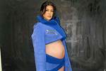 Kourtney Kardashian Shows Baby Bump in Blue Jacket & Skirt: Photos – Hollywood Life