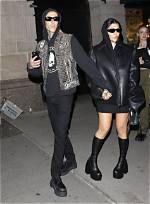 Kourtney Kardashian Slays Lbd & Holds Hands with Travis Barker in Nyc Ahead of Met Gala