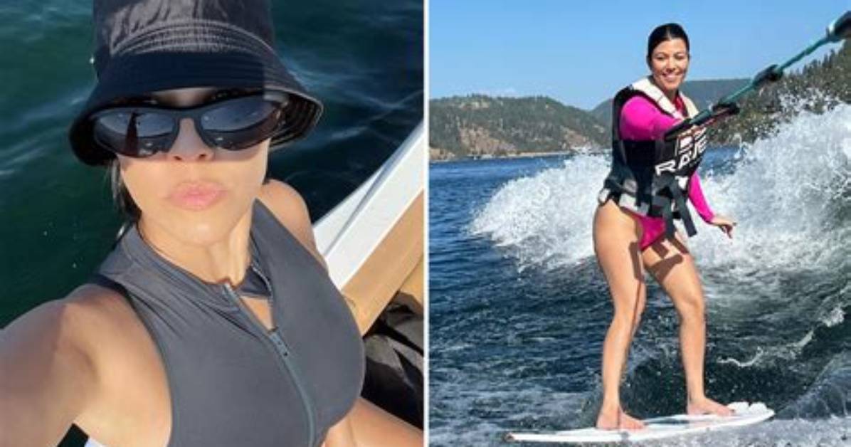 Kourtney Kardashian Sunbathes in Hot Pink Bikini Amid News ‘Kuwtk’ Is Ending – New Pic