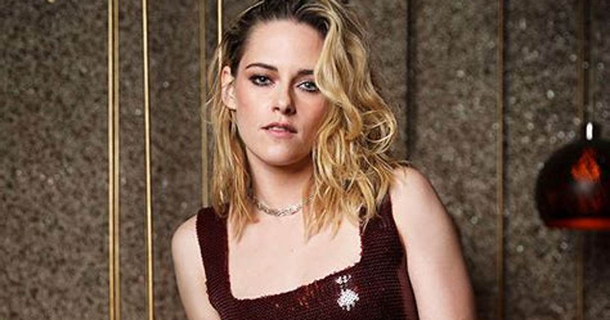 Kristen Stewart Stuns in Sequined Crop Top & Skirt for Hca Film Awards