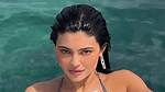 Kylie Jenner Rocks Sequin Bikini as She Sunbathes in the Turks & Caicos