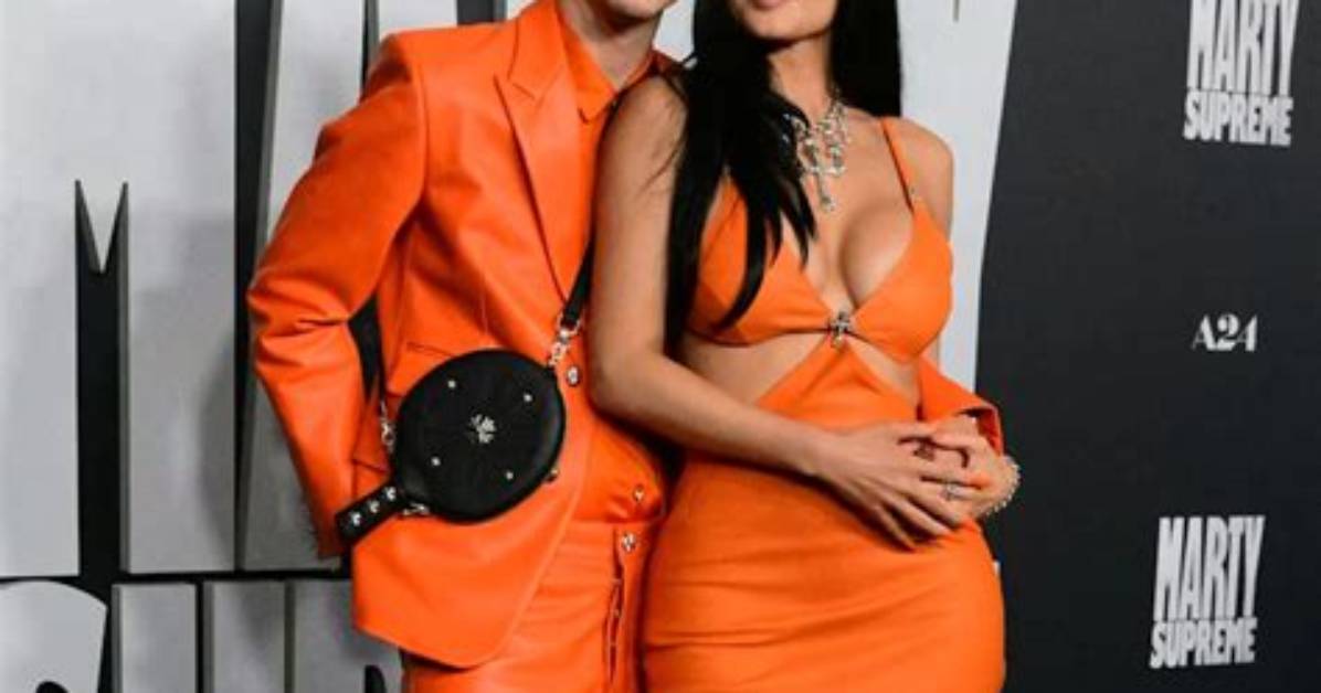 Kylie Jenner Wears Sheer Orange Dress & Long Braid: Photo – Hollywood Life