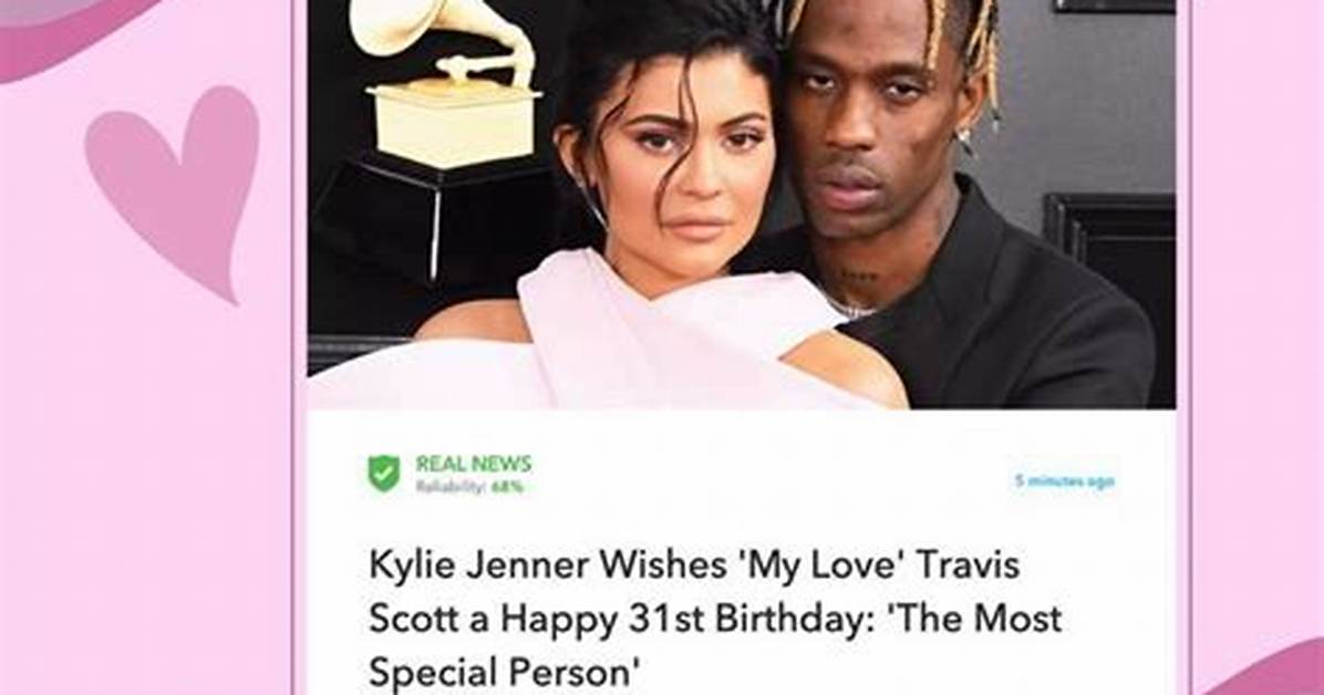 Kyllie Jenner Posts 31St Birthday Tribute for Her ‘Love’ Travis Scott: ‘Most Special Person’