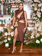 La La Anthony’s Cutout Brown Dress for Prettylittlething: Photos – Hollywood Life