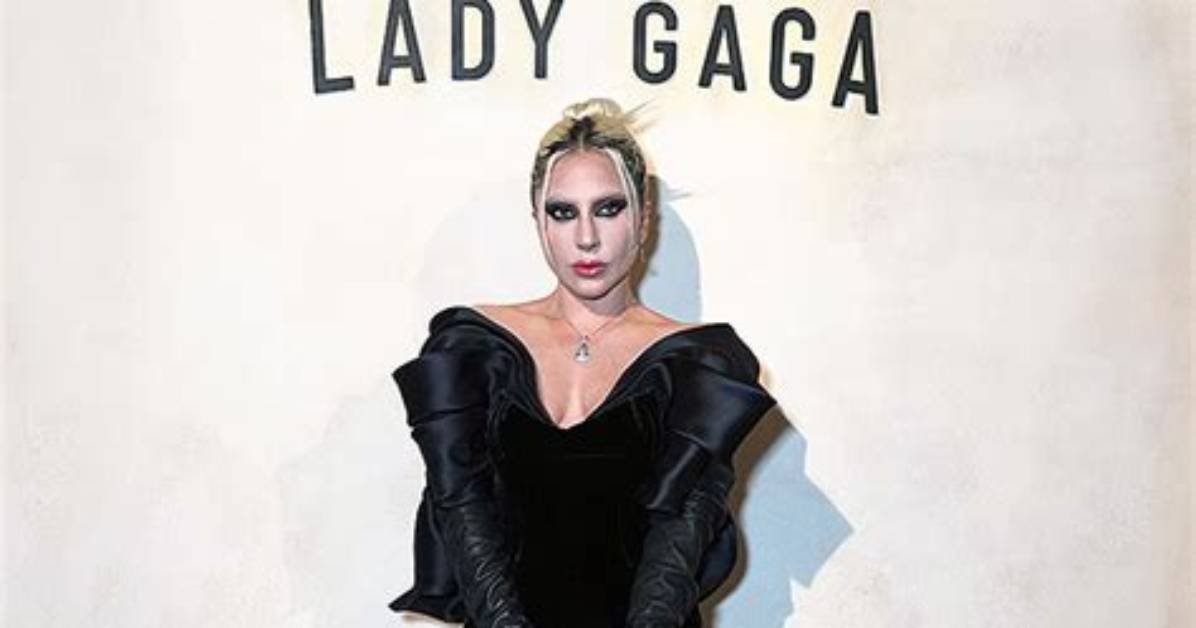 Lady Gaga Rocks Ripped Fishnet Stockings & Ghostly Makeup to Dom Perignon Event