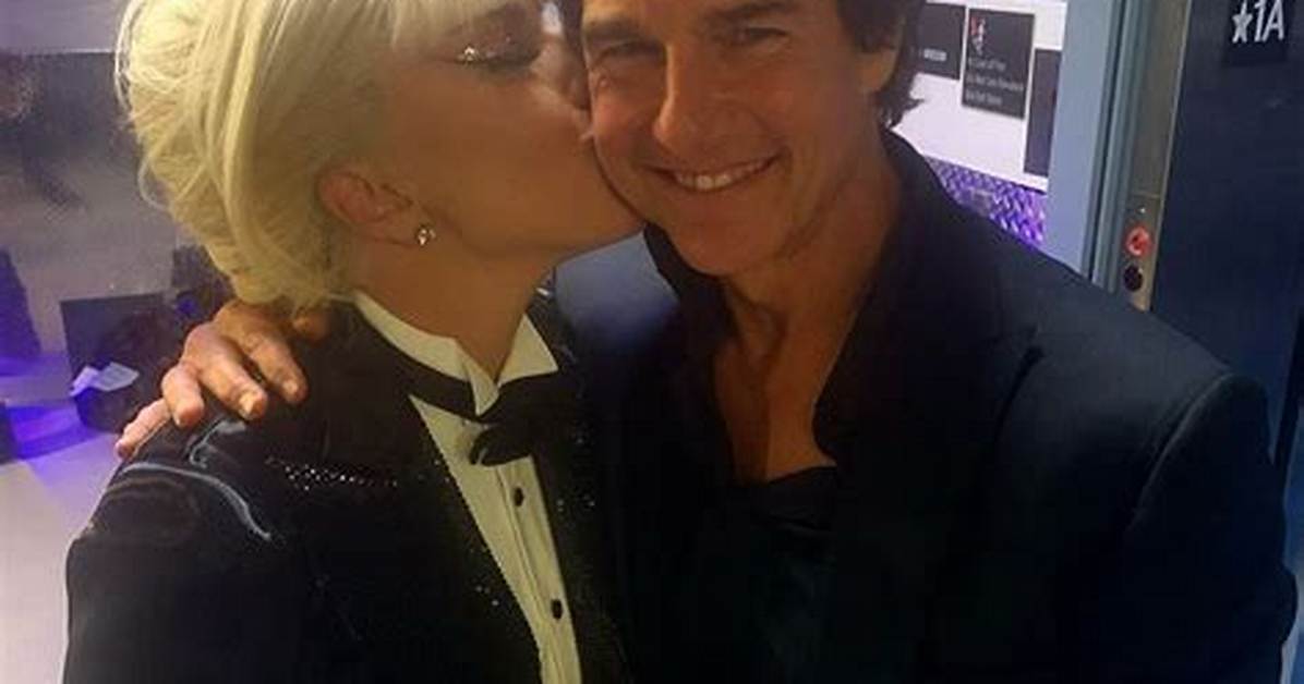 Lady Gaga & Tom Cruise Kiss Each Other’s Cheeks After Vegas Show – Hollywood Life
