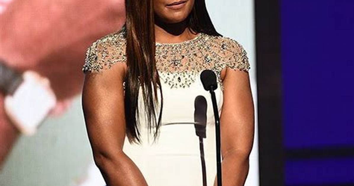 Laila Ali Stuns in Diamond Embellished White Mini Dress at Bet Awards