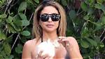 Larsa Pippen, 46, Rocks Sexy Studded Bikini While Lounging by the Pool — Pic