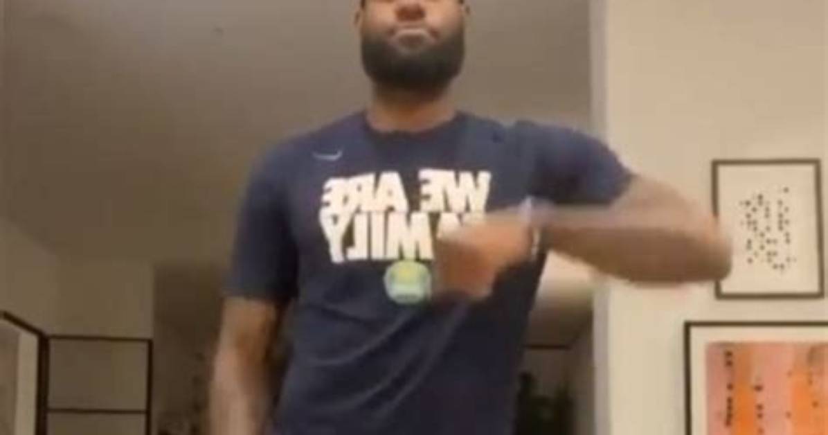 Lebron James Does Adorable Tiktok Dance with 3 Kids After Gushing About Wife Savannah