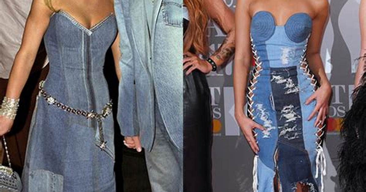 Leigh-Anne Pinnock Channels Britney Spears’ Iconic Denim Dress at Brit Awards