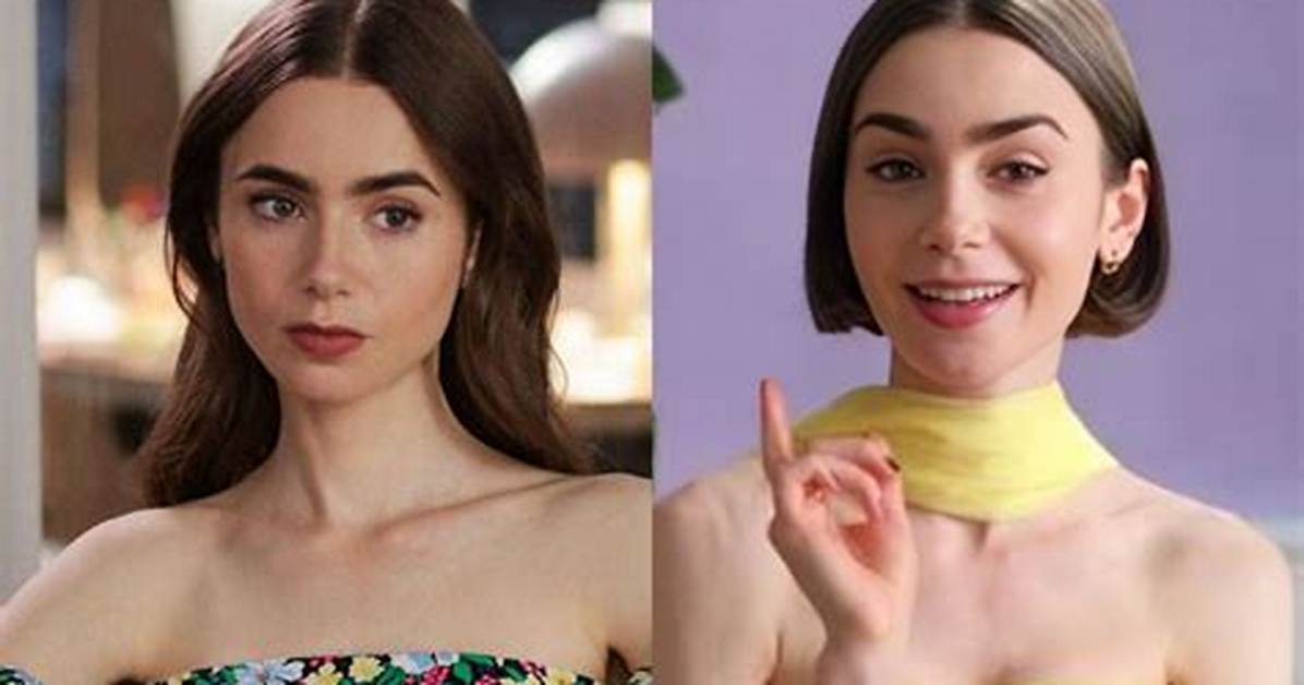 Lily Collins Loses It After ‘Emily in Paris’ Billboard Is Defaced to Make Her Look Like Demonic Clown — Photo