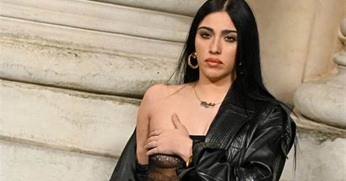Lourdes Leon Slays Sheer Catsuit & Crucifix at Mugler Event in Nyc: Photos