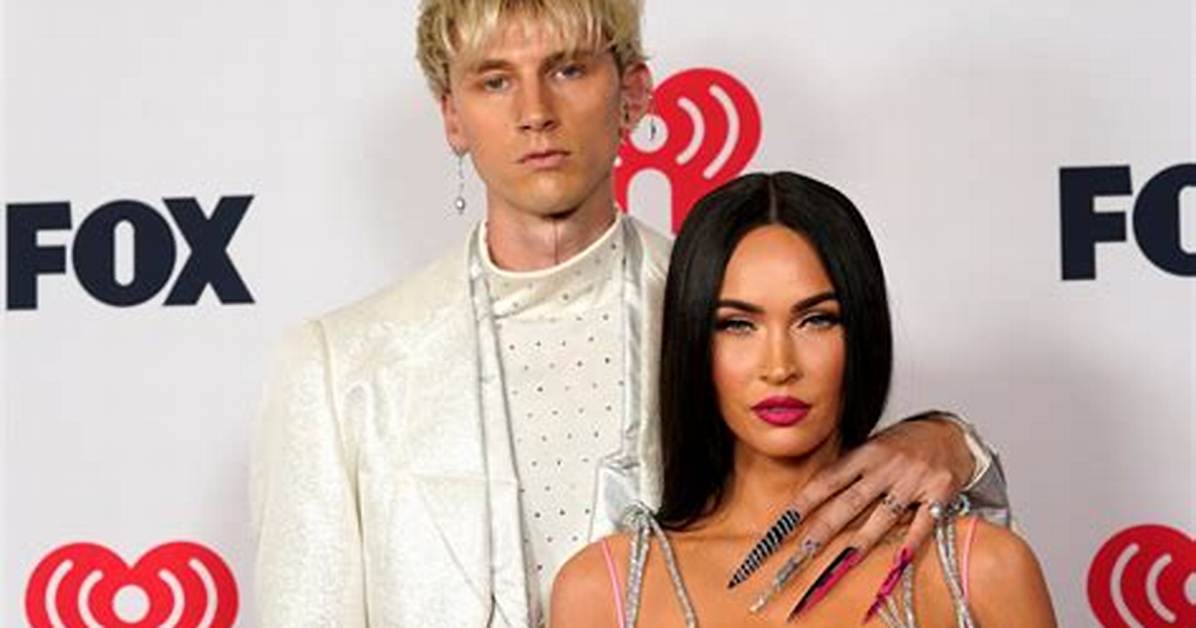 Machine Gun Kelly Rocks Gf Megan Fox Pink Leopard Sweater as He Says He ‘Signed a Deal’