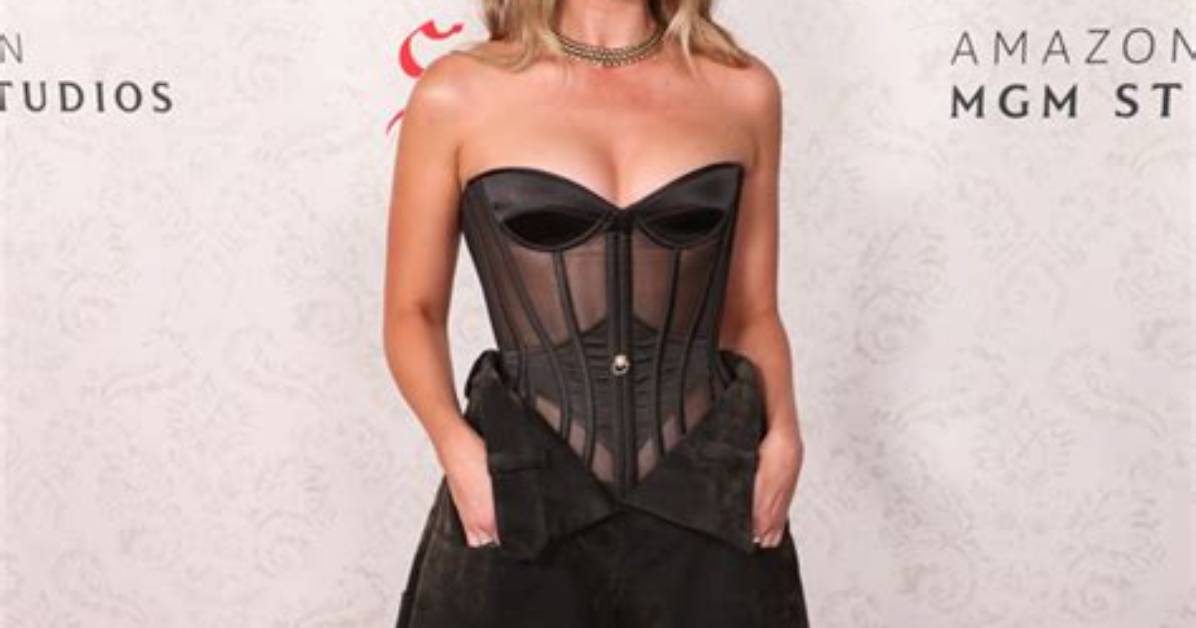 Margot Robbie Stuns in Sheer Black Corset Dress at ‘Saltburn’ Premiere – Hollywood Life