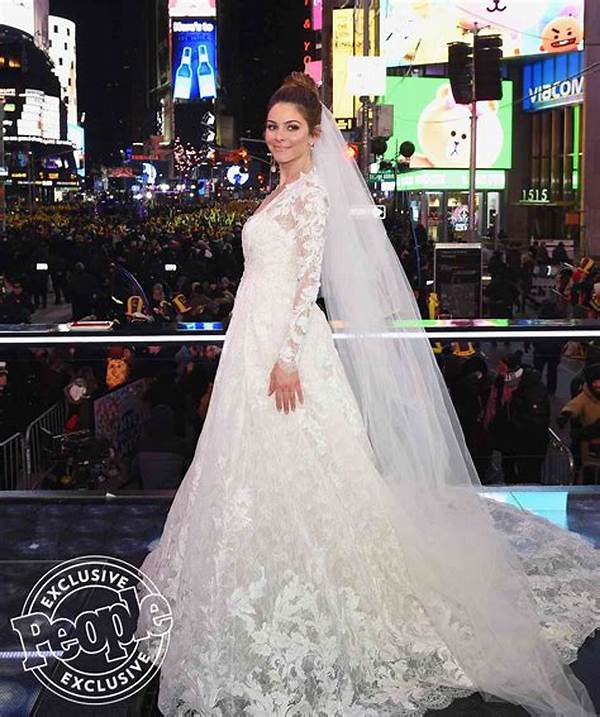 Maria Menounos’ Wedding Dress on New Year’s Eve — Pronovias Design – Hollywood Life