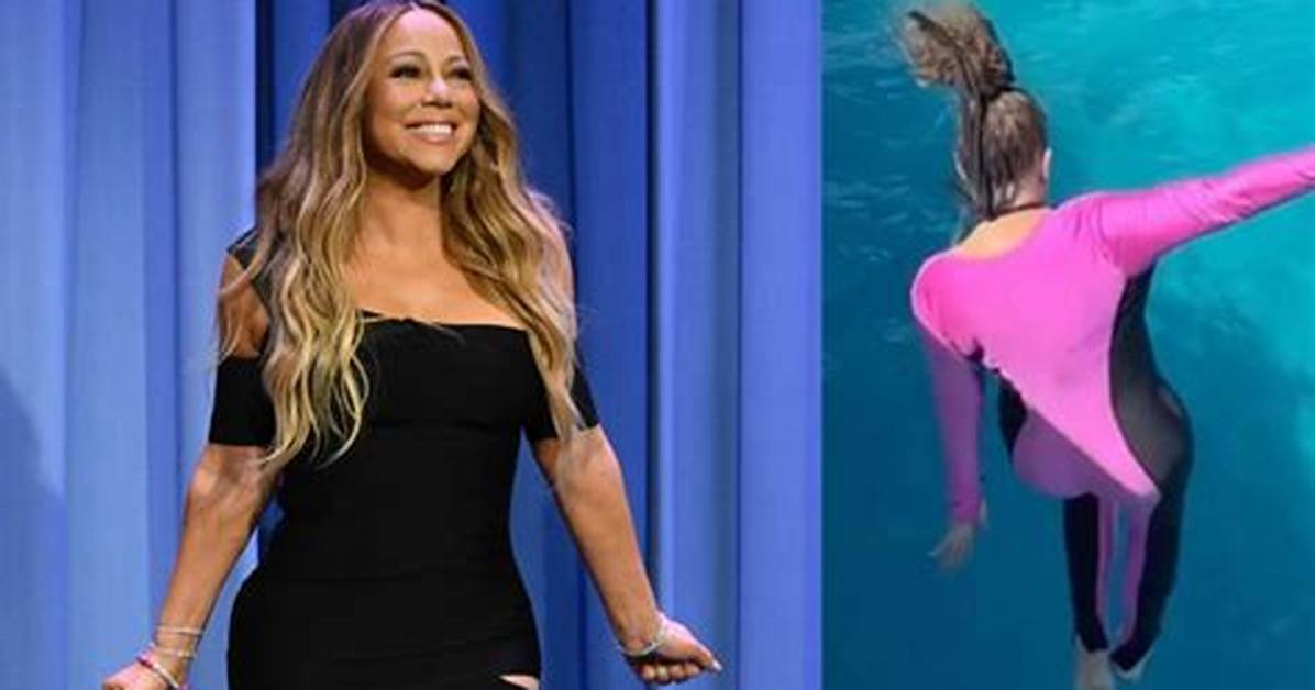 Mariah Carey Jumps off Yacht for 54Th Birthday: Video – Hollywood Life