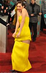 Marion Cotillard Almost Reveals Butt with Wardrobe Malfunction