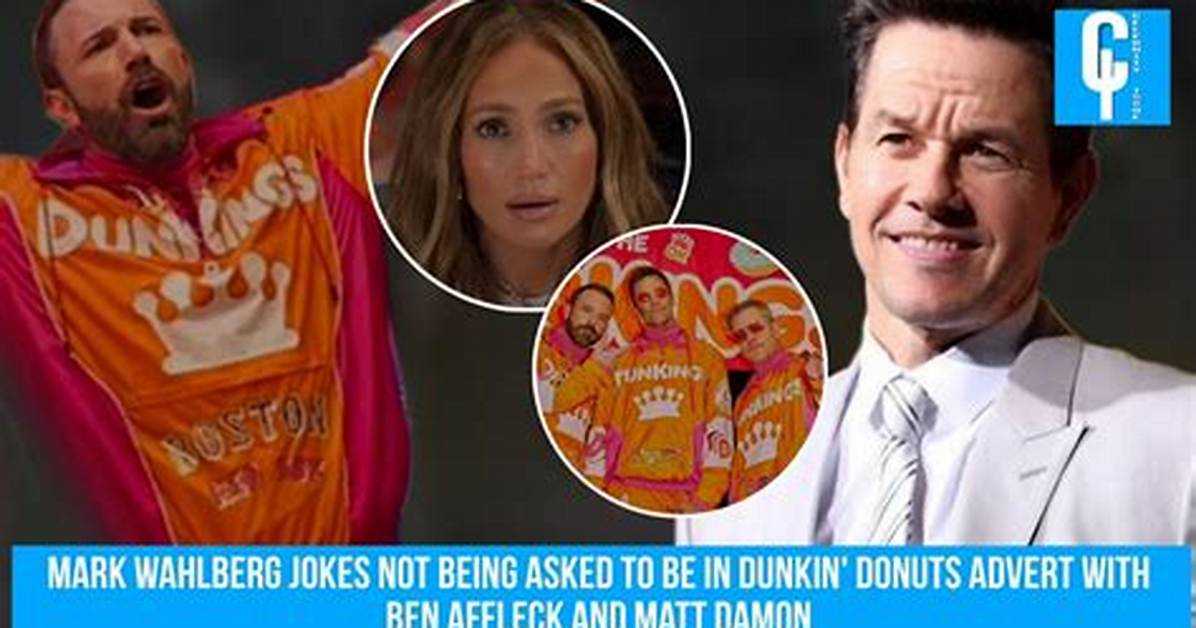 Mark Wahlberg Jokes About Not Being in Dunkin’ Commercial with Ben Affleck & Matt Damon: ‘I’m Working My Way In’