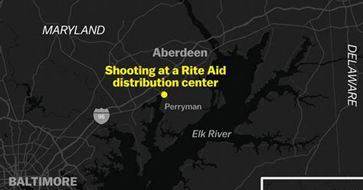 Maryland Rite-Aid Distribution Shooting — Photos