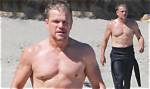 Matt Damon, 49, Goes Shirtless During Fun Family Beach Day with Wife & Daughters – Pic