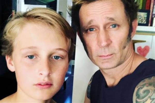 Meet Brixton Michael Photos of Mike Dirnts Son with Brittney Cade ·