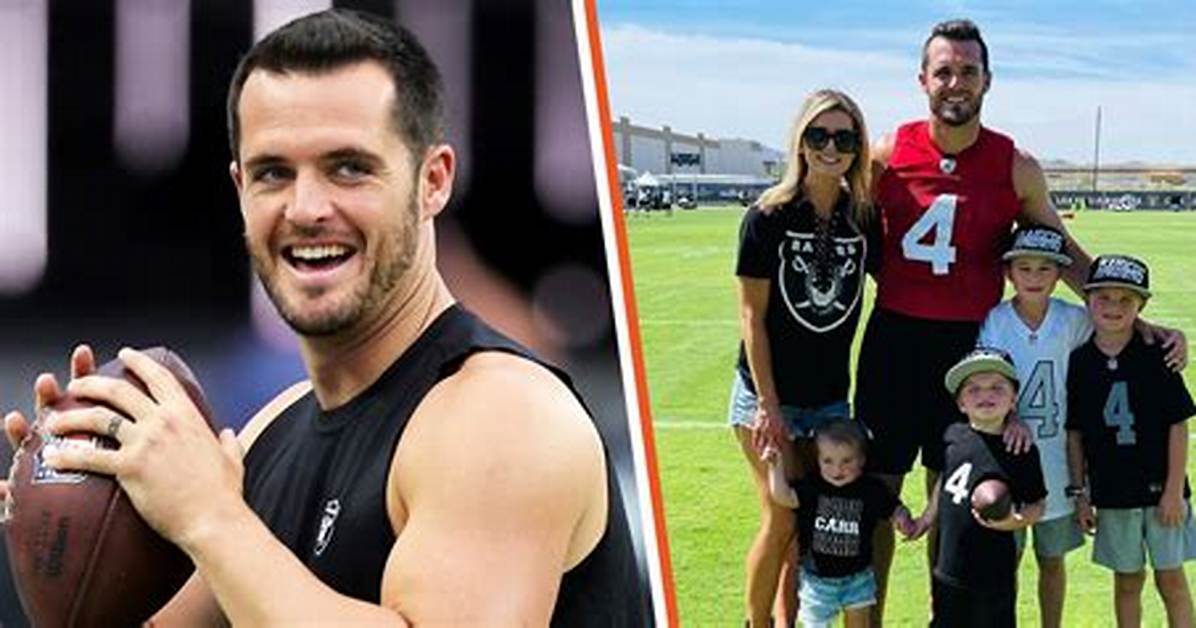 Meet Derek Carr's Amazing Kids: the Nfl Star's Family Life Revealed