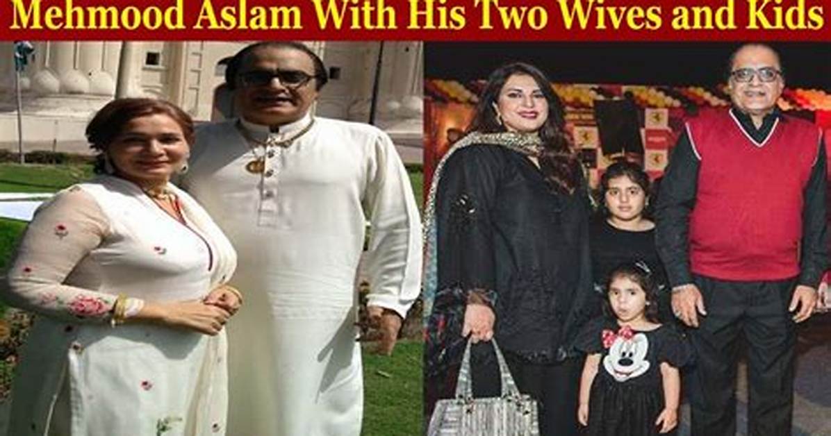 Meet Junior Mehmood Kids with His Wife