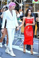 Megan Fox Rocks Red Leather Dress at ‘Taurus’ Premiere with Mgk: Photo – Hollywood Life