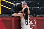Megan Rapione Kisses Fiancee Sue Bird After Her 5Th Olympic Gold Win – Hollywood Life