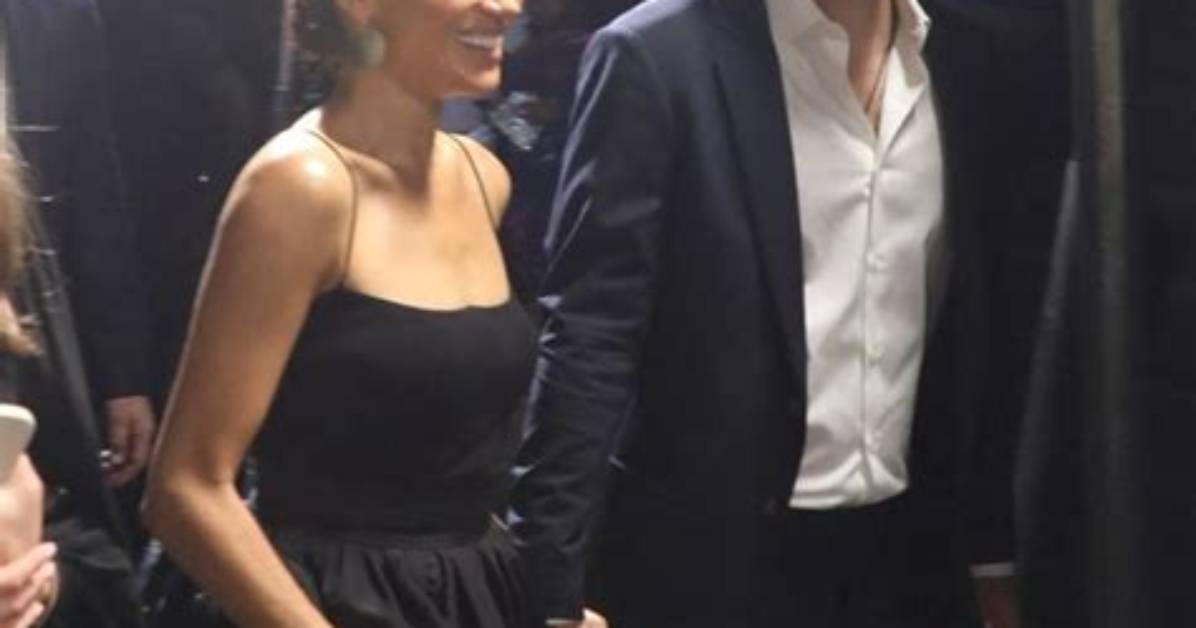 Meghan Markle Stuns in Black Ballgown at ‘Bob Marley: One Love’ Premiere with Prince Harry