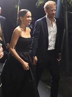 Meghan Markle Stuns in Black Ballgown at ‘Bob Marley: One Love’ Premiere with Prince Harry