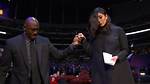 Michael Jordan Helps Vanessa Bryant at Kobe’s Memorial — Wath – Hollywood Life