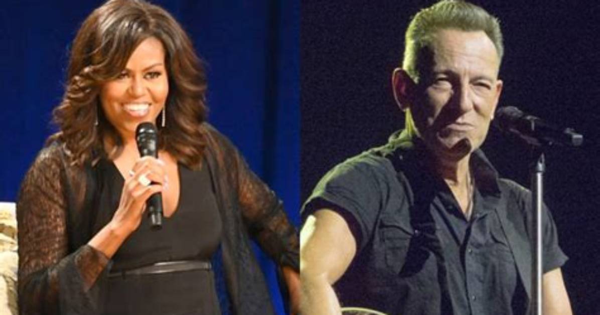Michelle Obama and Bruce Springsteen Perform in Barcelona: Video – Hollywood Life