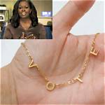 Michelle Obama Rocks ‘Vote’ Necklace & 8 More Options to Shop for the Election