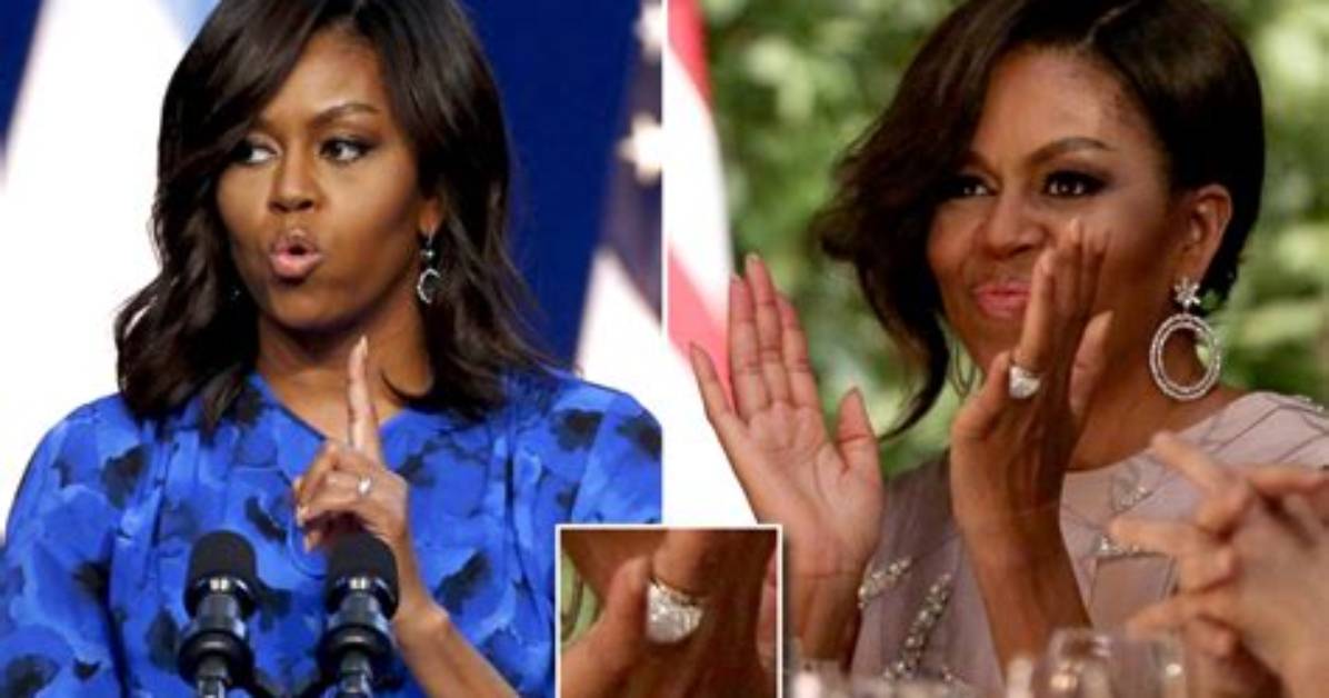 Michelle Obama’s New Ring — Engagament Upgrade? See Pics – Hollywood Life