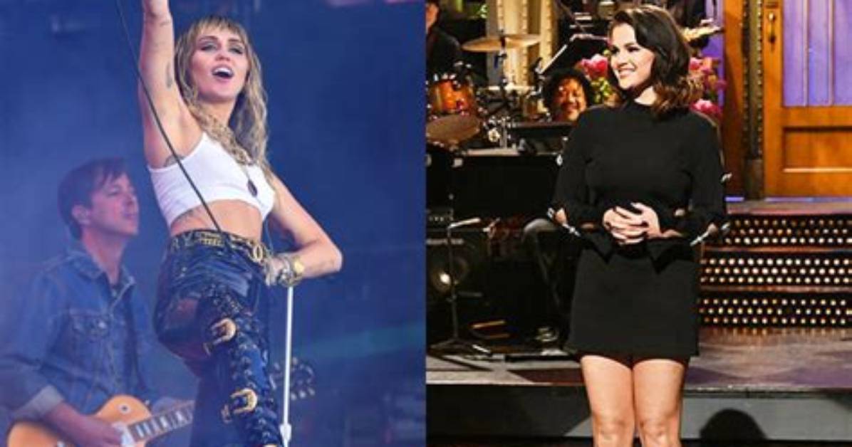 Miley Cyrus Supports Selena Gomez’s ‘Snl’ Joke, Rocks Tank Top – Hollywood Life