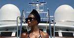 Naomi Campbell, 52, Rocks Plunging Swimsuit on a Yacht in Turkey: Photos