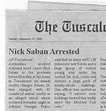 Nick Saban Arrested for Animal Cruelty, Mugshot and Charges