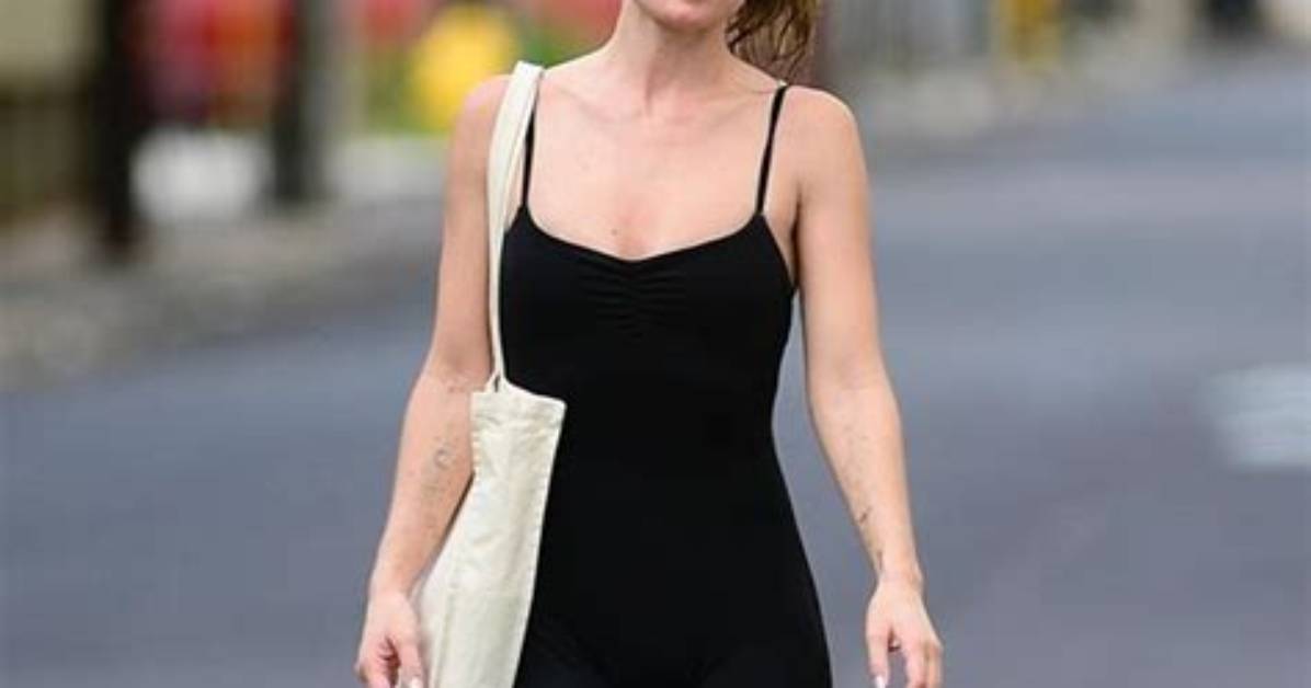 Olivia Wilde Rocks Black Catsuit to Gym After Hugging Ex Jason Sudeikis: Photos