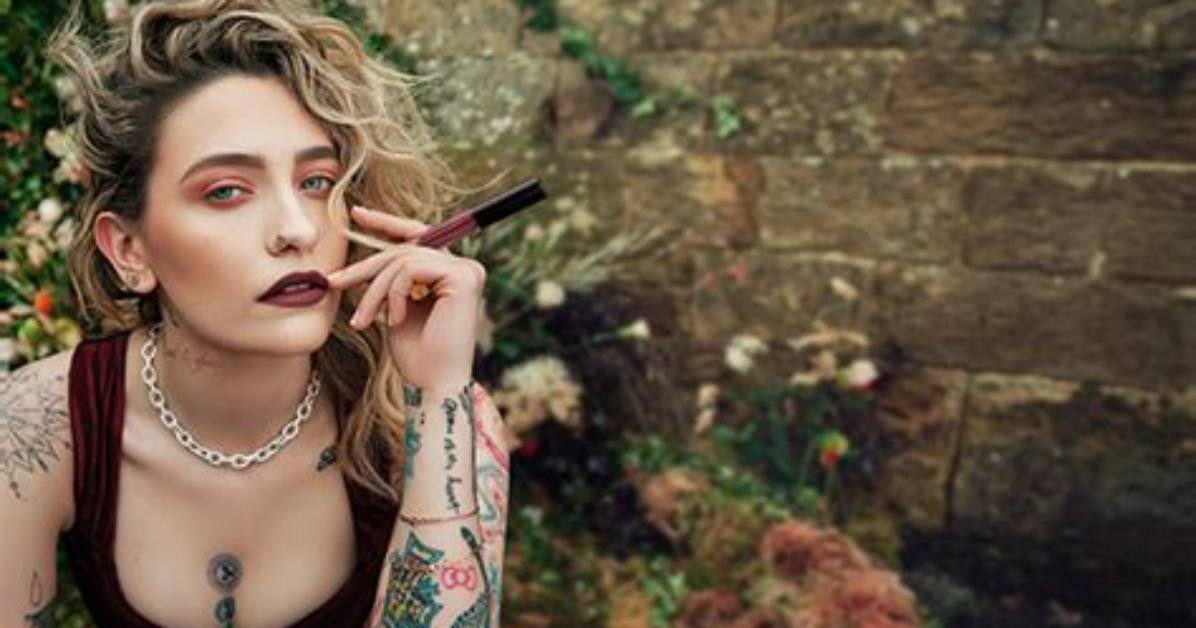Paris Jackson’s Fishnet Top in Kvd Beauty Campaign: Photos – Hollywood Life