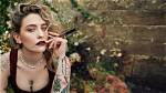 Paris Jackson’s Fishnet Top in Kvd Beauty Campaign: Photos – Hollywood Life