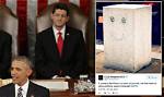 Paul Ryan’s Poker Face at Sotu: Zoe Saldana & More Slam House Speaker for Not Clapping