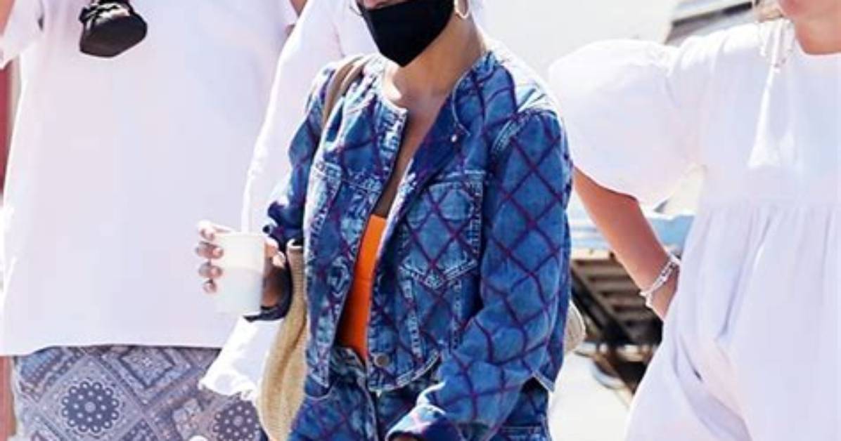 Penelope Cruz, 48, Rocks Double Denim Look in Short Shorts & Cropped Jacket in Italy: Photos